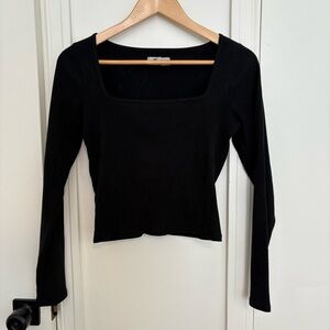 Hollister Black Long Sleeve Top